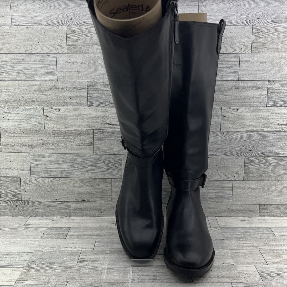 Cole Haan Clover Stretch W24816 Black Leather Boots Women‎ Size 8B